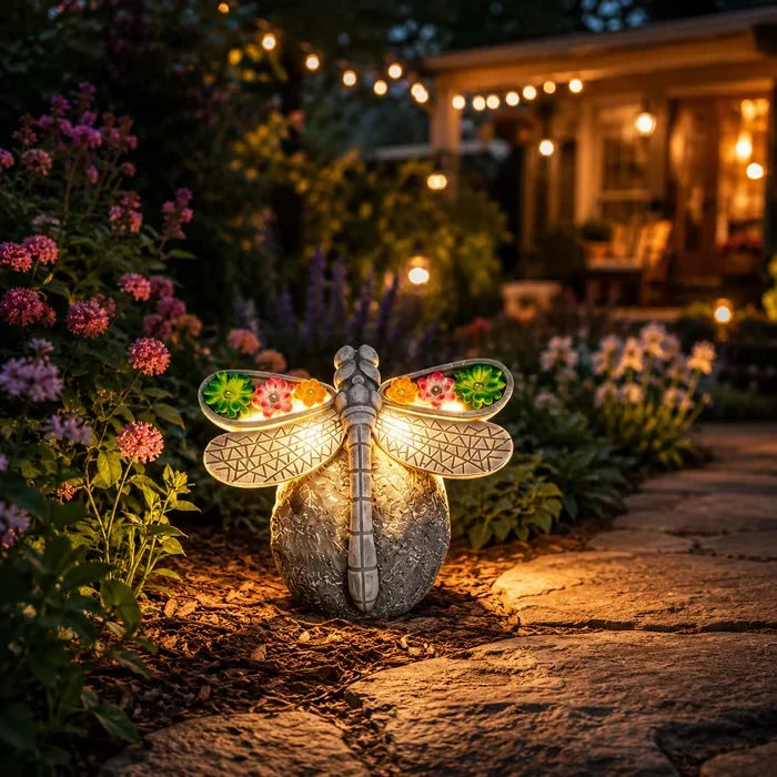 GlowWing – Solar Dragonfly Garden Light
