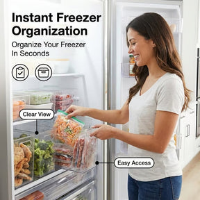 LumeFrost – Stackable Pantry & Cold Storage Bins