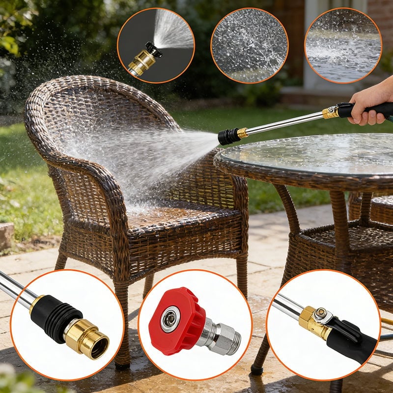 JetMax – Adjustable High Pressure Hose Sprayer