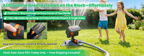 AquaSweep – Adjustable Oscillating Sprinkler