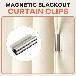 CurtainSnap – No-Drill Magnetic Curtain Holders