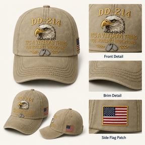 HonorWear – 3D Embroidered Veteran Cap
