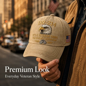 HonorWear – 3D Embroidered Veteran Cap