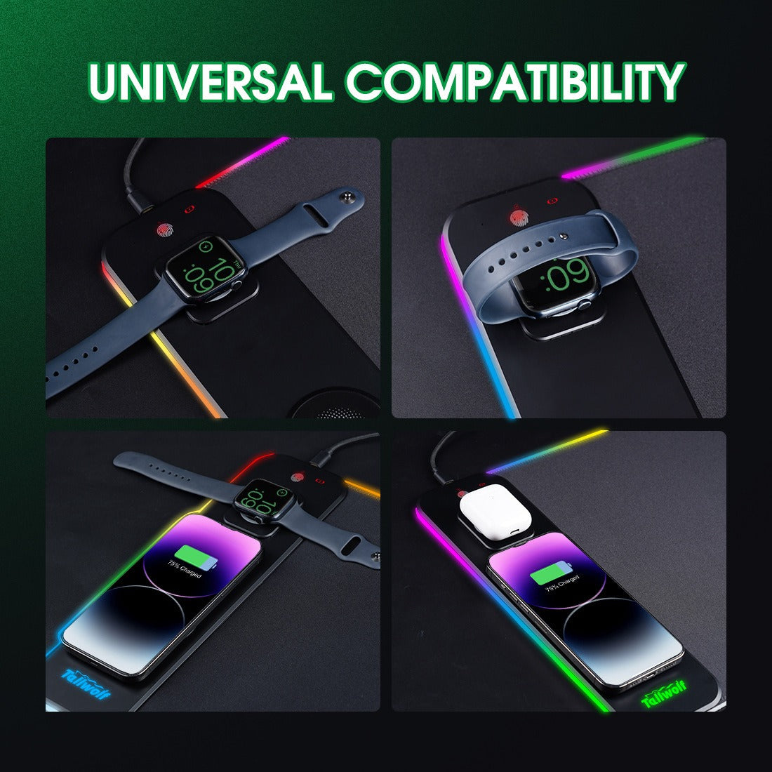 LumiDesk – RGB Waterproof Gaming Mouse Pad