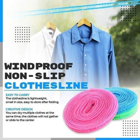AuraDry – Windproof Non-Slip Clothesline