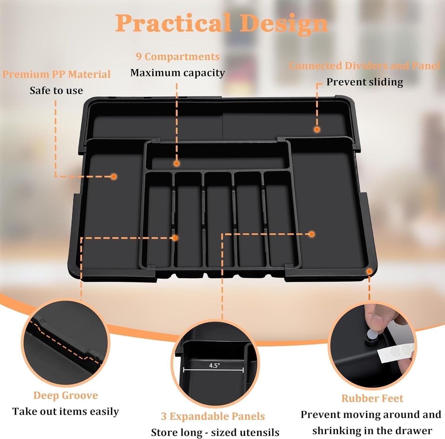 DrawerMax – Adjustable Storage Tray
