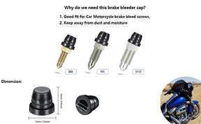 BrakeFlow – Universal One-Way Brake Bleeder Hose Kit