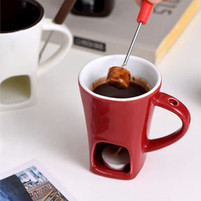 FondueMelt – Multi-Functional Ceramic Fondue Mug