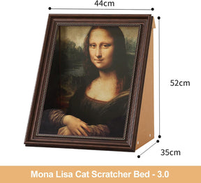 PurrfectArt – Mona Lisa Cat Scratcher Bed