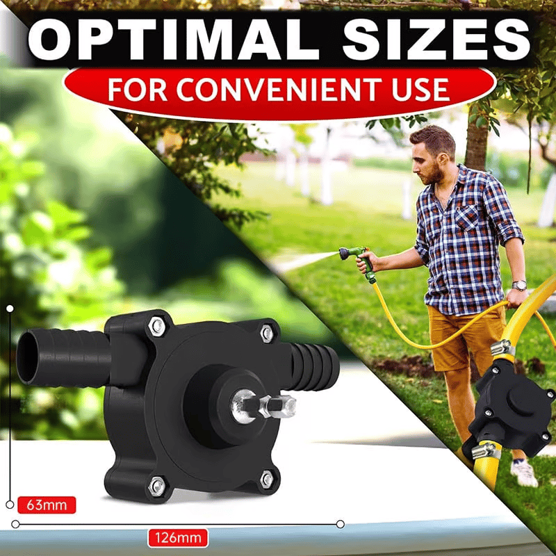 TurboPump – Compact Drill-Powered Fluid Transfer