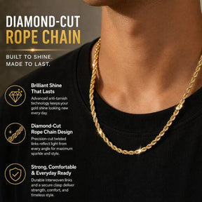 RadiantLoop – Elegant Twisted Rope Statement Necklace