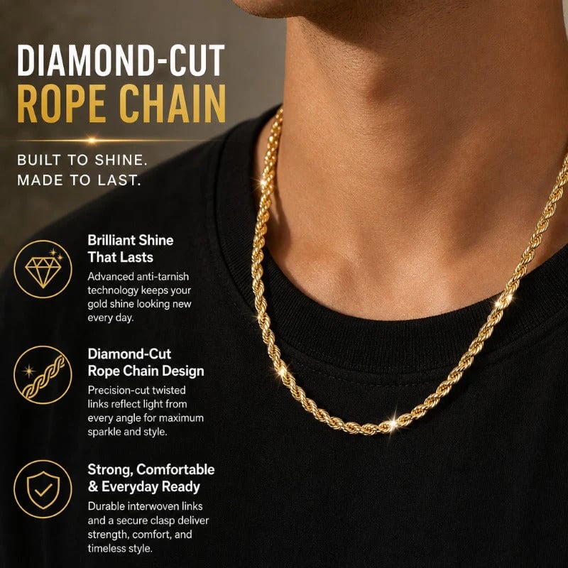 RadiantLoop – Elegant Twisted Rope Statement Necklace