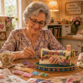SpringBloom – 3D DIY Hummingbird Sewing Machine
