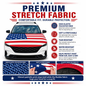 LibertyShield – American Flag Car Hood Cover