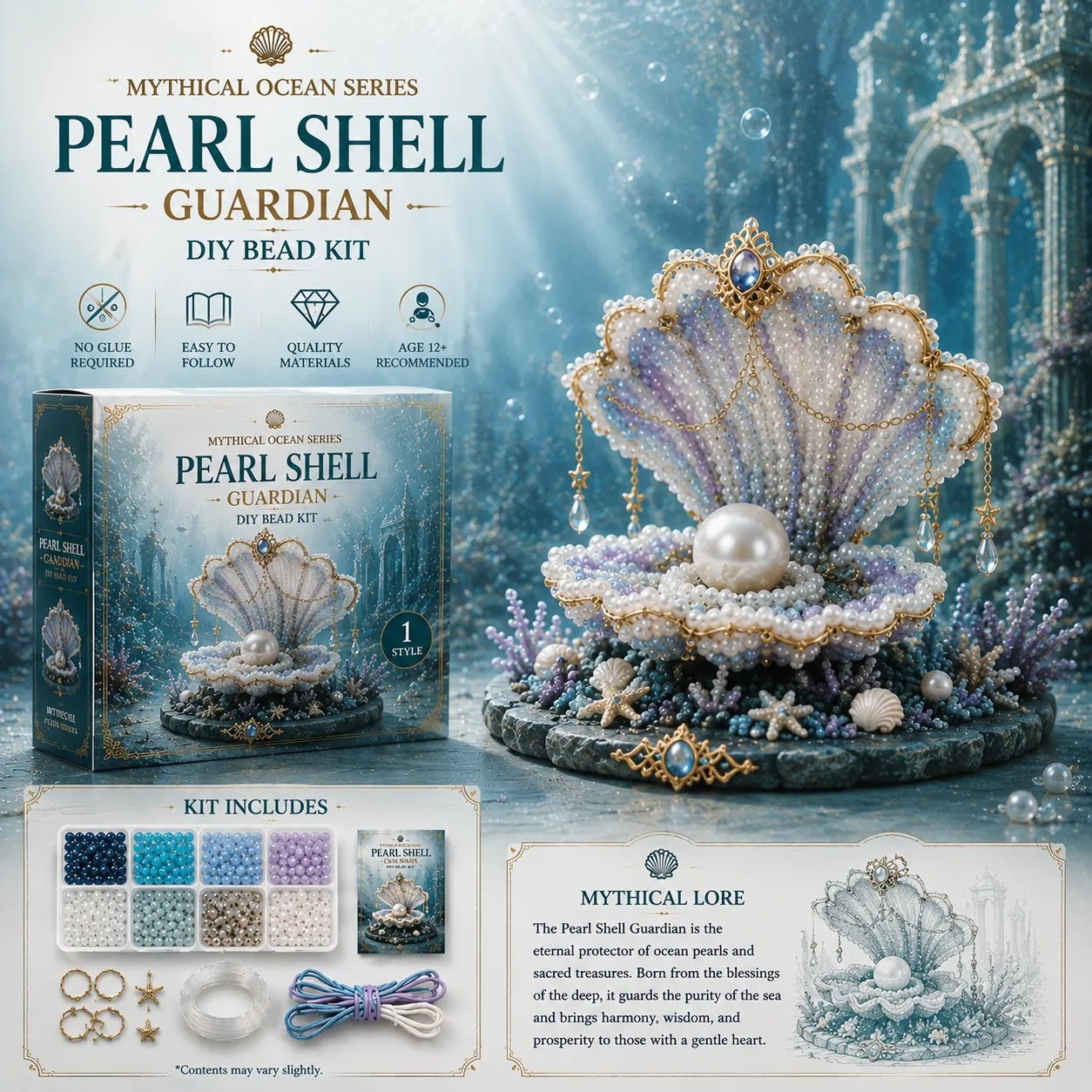 SeaSpark – Mythical Ocean Craft Bead Set