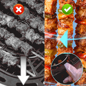 BBQStack Elite – Air Fryer Skewer Stand