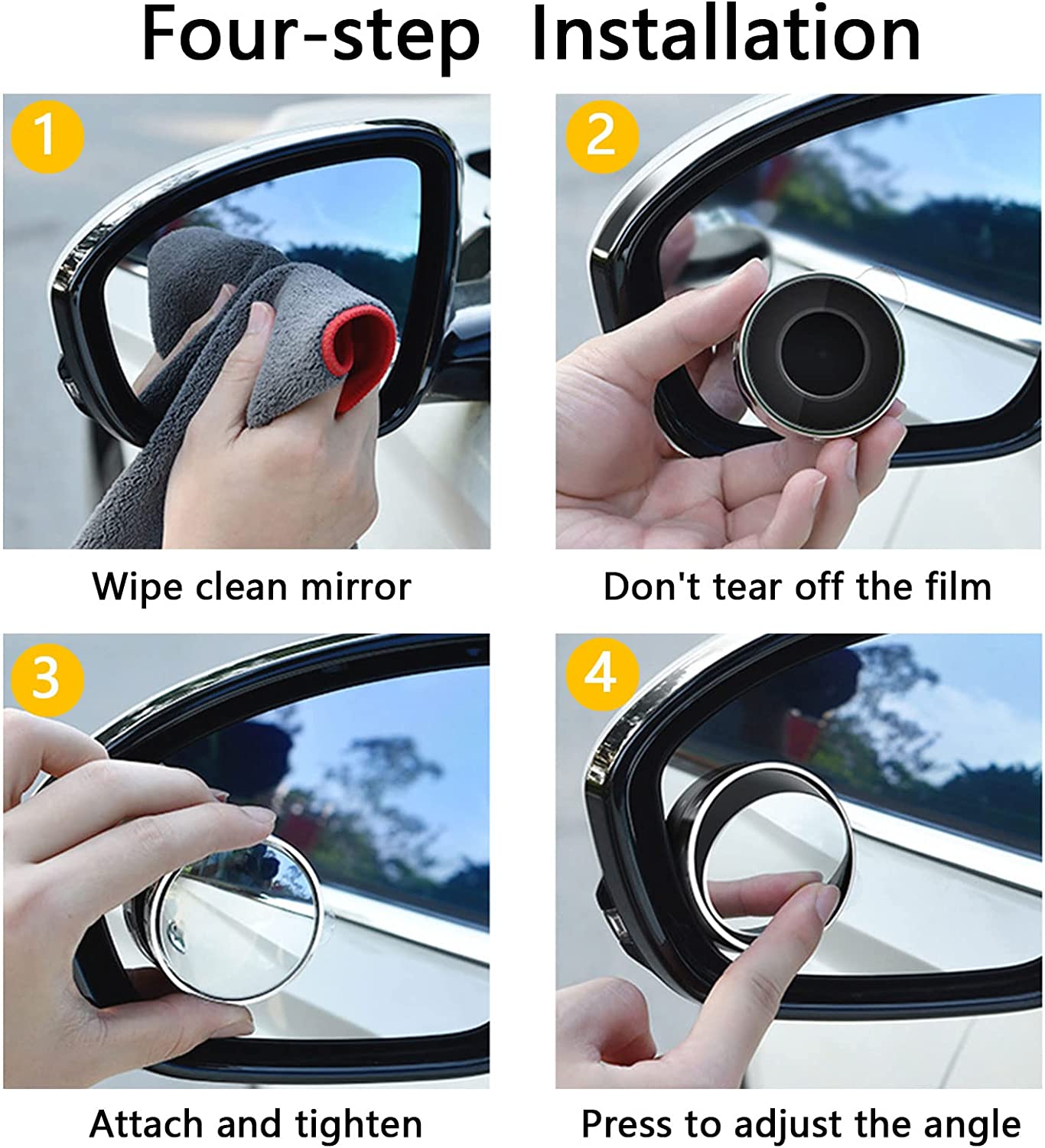 DriveSafe – Wide Angle Car Blind Spot Mirror