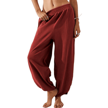 LuxeFlow – Women’s Wide Leg Palazzo Harem Pants