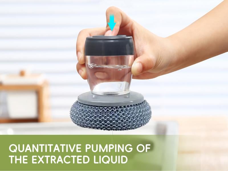 CleanMate - Ergonomic Soap-Release Kitchen Scrubber