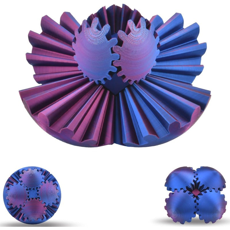 KinetiSphere - Desk Fidget & Decorative Gear Ball