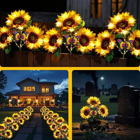GlowPetal – Solar Sunflower Outdoor Garden Lights