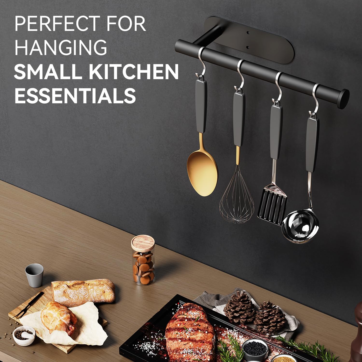 PureSteel – Elegant Wall Roll Holder