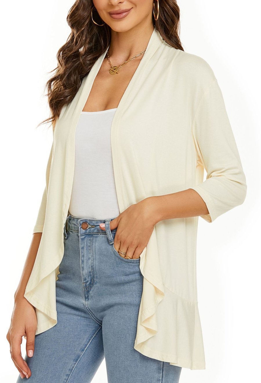 SoftDrape – Lightweight Open Front Cardigan