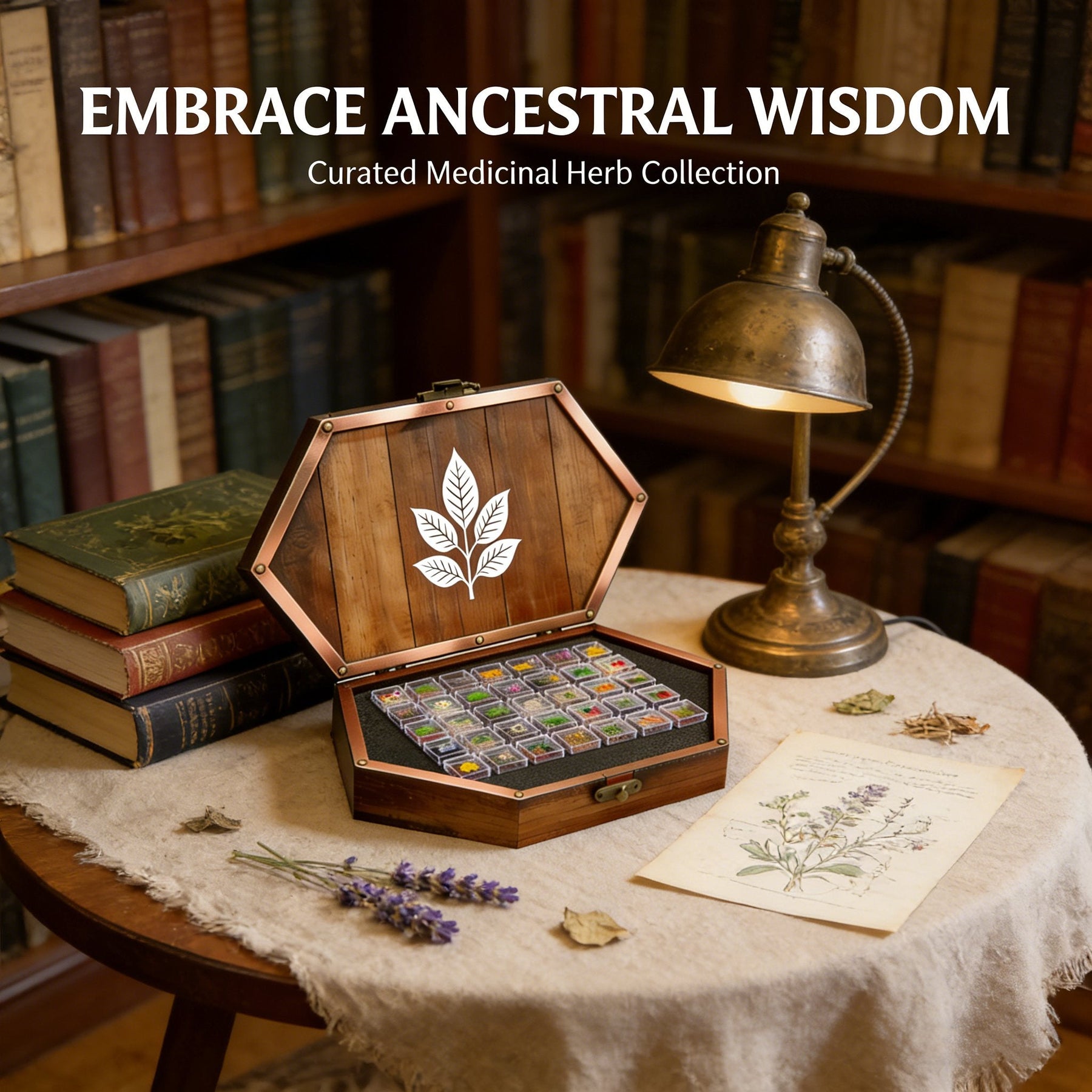🌿The Ancestral Apothecary Seed Chest: 40 Varieties of Medicinal Herb Seeds 🌱