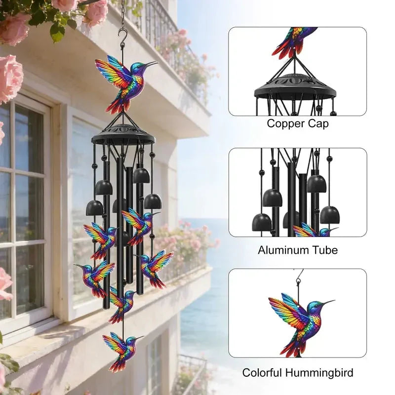 HummingAura – Vintage Colorful Wind Chime