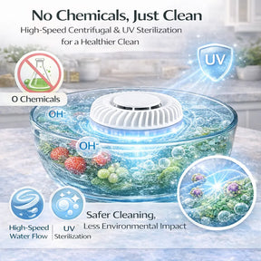 NutriPure Flow – Ultrasonic Food Cleaner