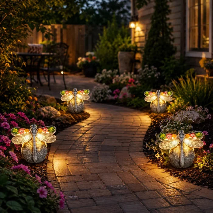 GlowWing – Solar Dragonfly Garden Light