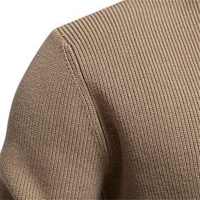 Ashton Button Mockneck Sweater | Lupi
