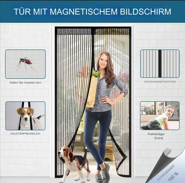 BreezeLock – Magnetic Mesh Fly Protection Door
