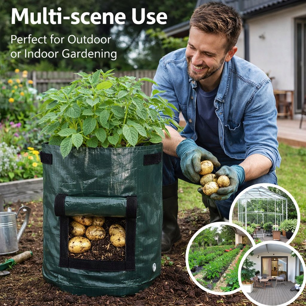 GrowFlex – Gallon Garden Cloth Planting Bags