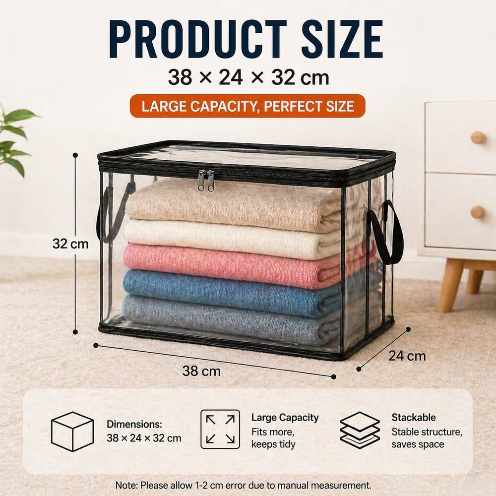 MegaPackPro – Large Heavy Duty Clear Storage Bag