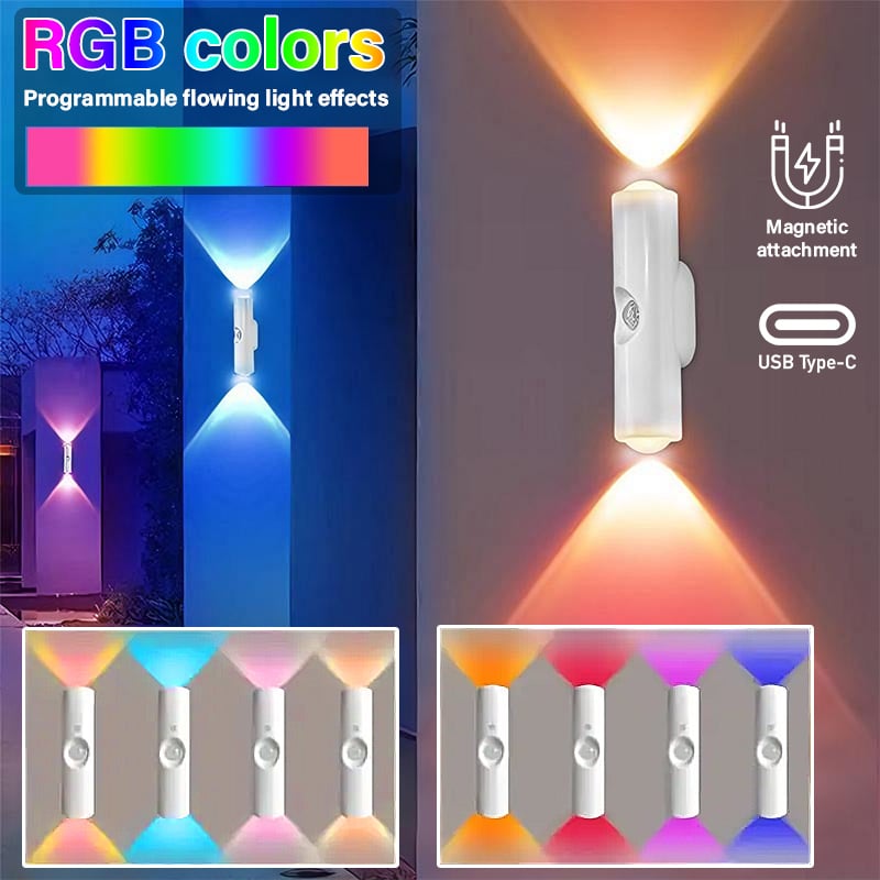 AquaGlow – SuRechargeable Smart LED Motion Sensor Ambient Light