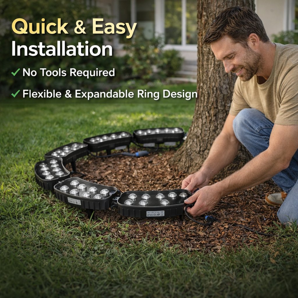 GlowTree – LED Ring Tree Light