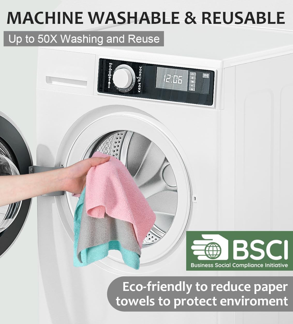 DustAway Pro – Reusable Microfiber Wipes