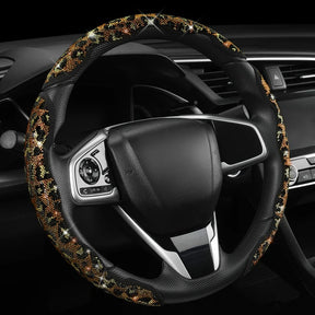 LuxiDrive – Crystal Studded Steering Wheel Cover