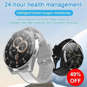 🔥HW Painless Blood Glucose ALL DAY Monitoring Smart Bluetooth Watch
