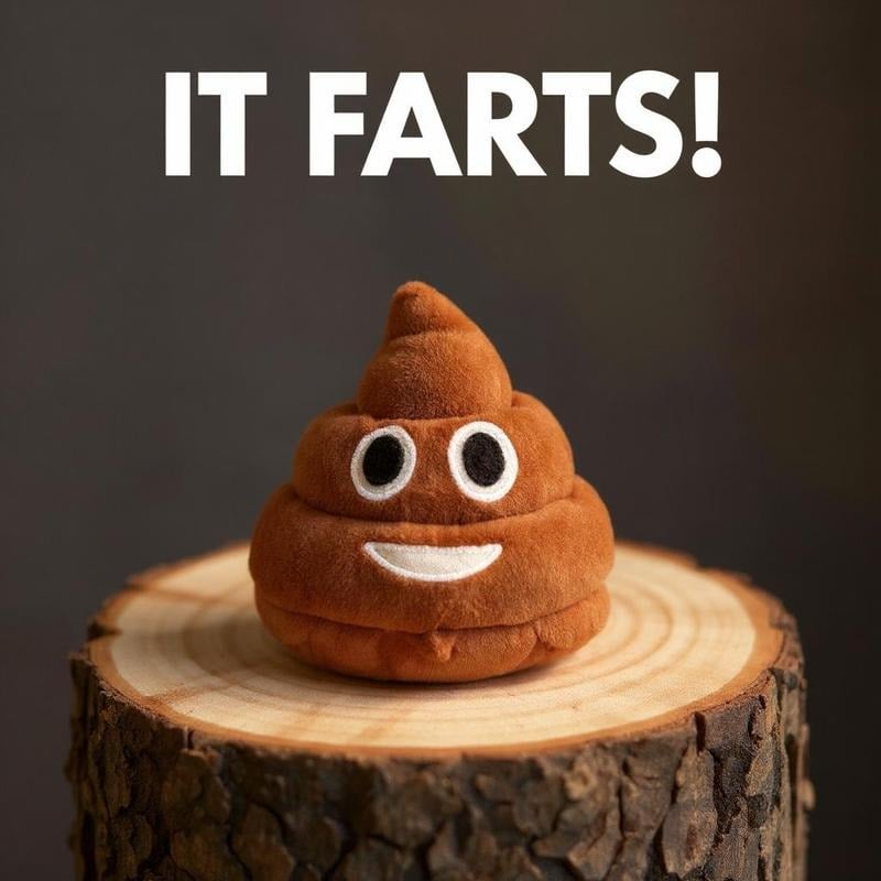 SqueezeBoo – Poop Plush Gag Toy
