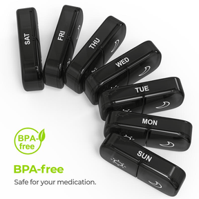 SafeSnap – 7-Day Portable Pill Organizer