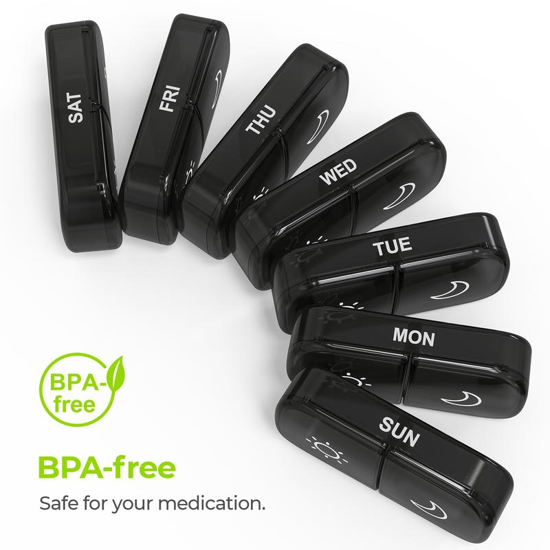 SafeSnap – 7-Day Portable Pill Organizer