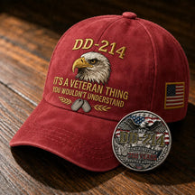 HonorWear – 3D Embroidered Veteran Cap
