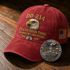HonorWear – 3D Embroidered Veteran Cap