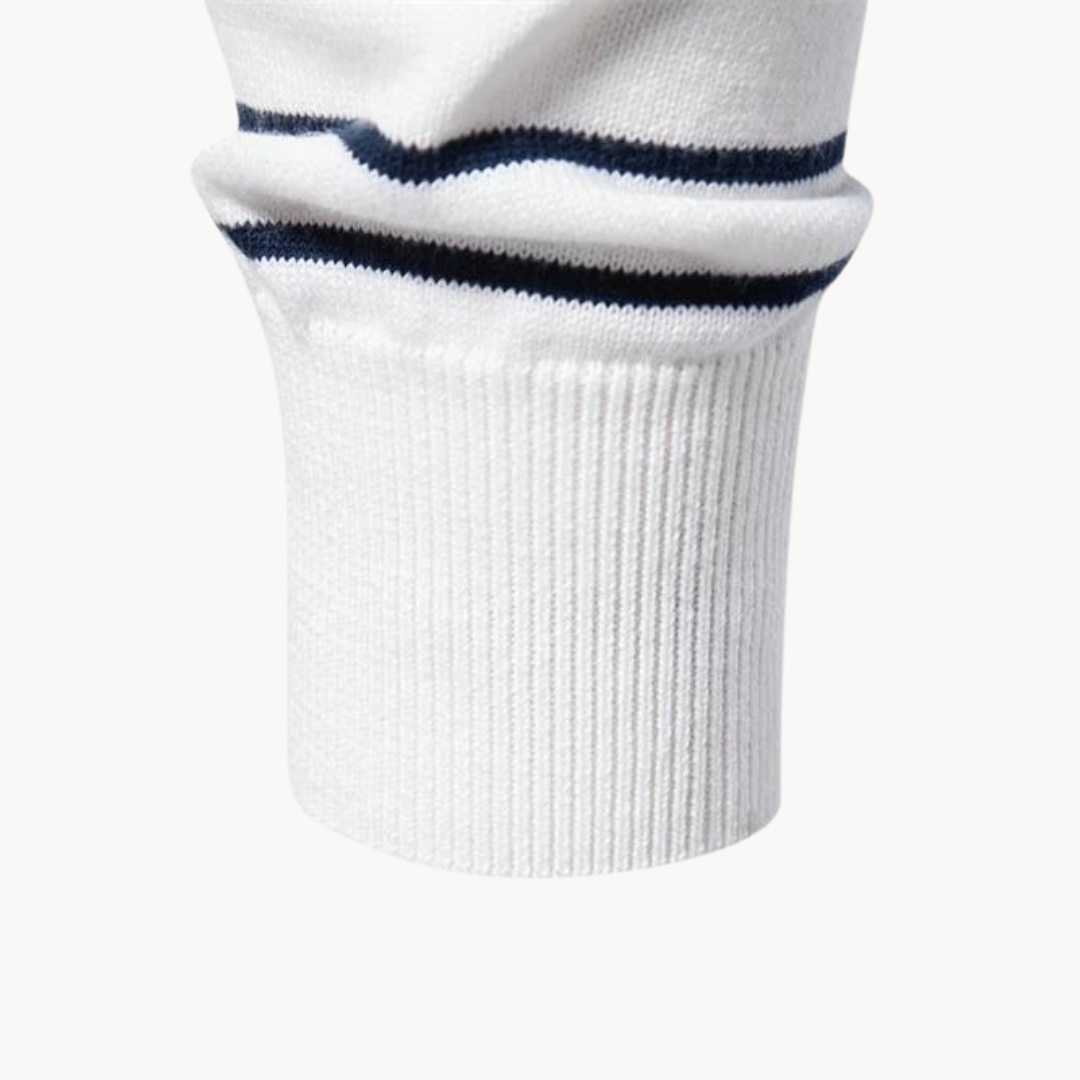 Atlantic Stripe Cotton Sweater | Lupi