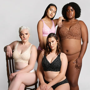 BoldContour - Wire-Free Leopard Bra