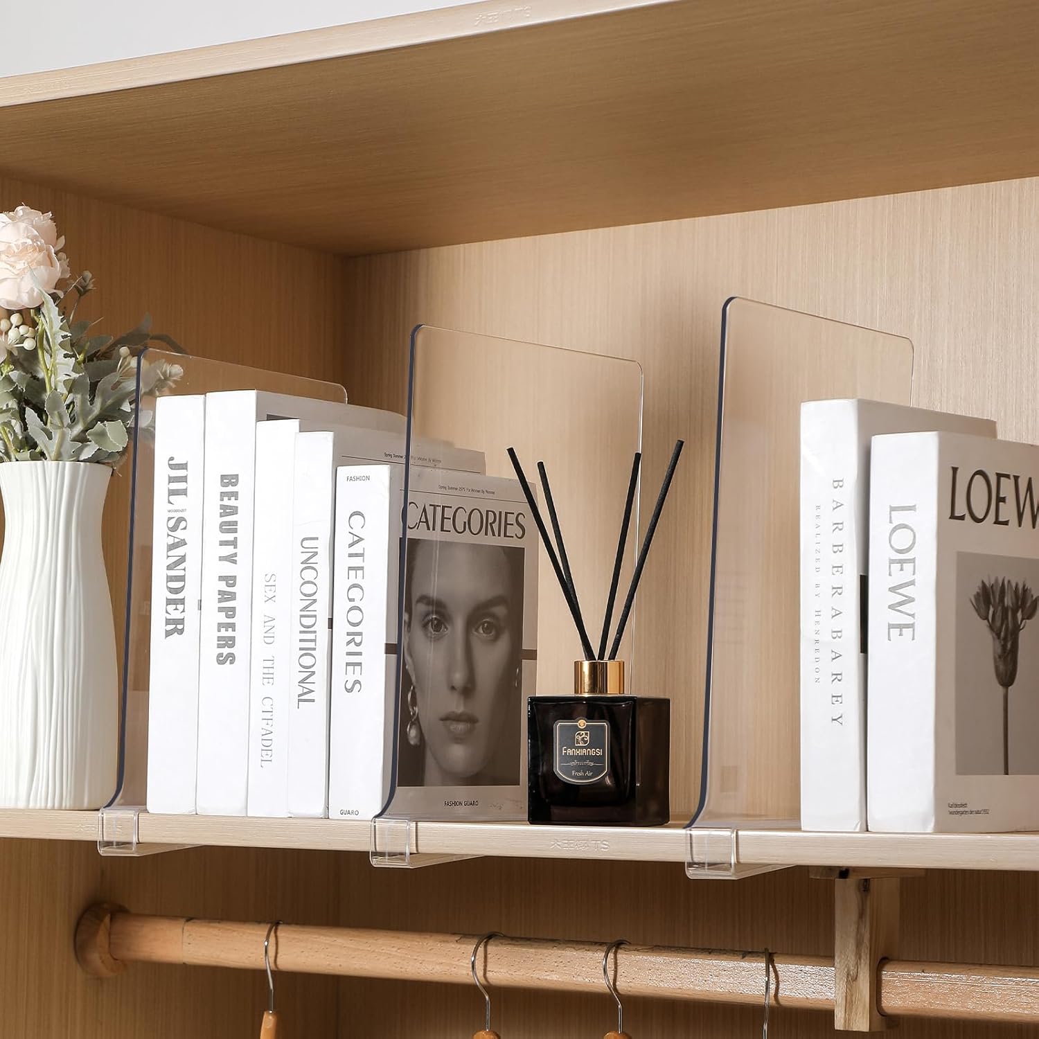 NeatStack – Acrylic Clothes Shelf Divider