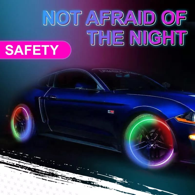NeonSpin Lights – LED Tire Valve Glow