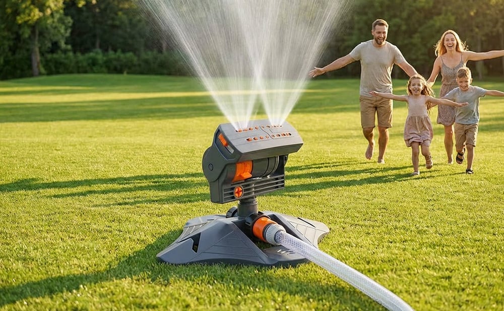 AquaSweep – Adjustable Oscillating Sprinkler
